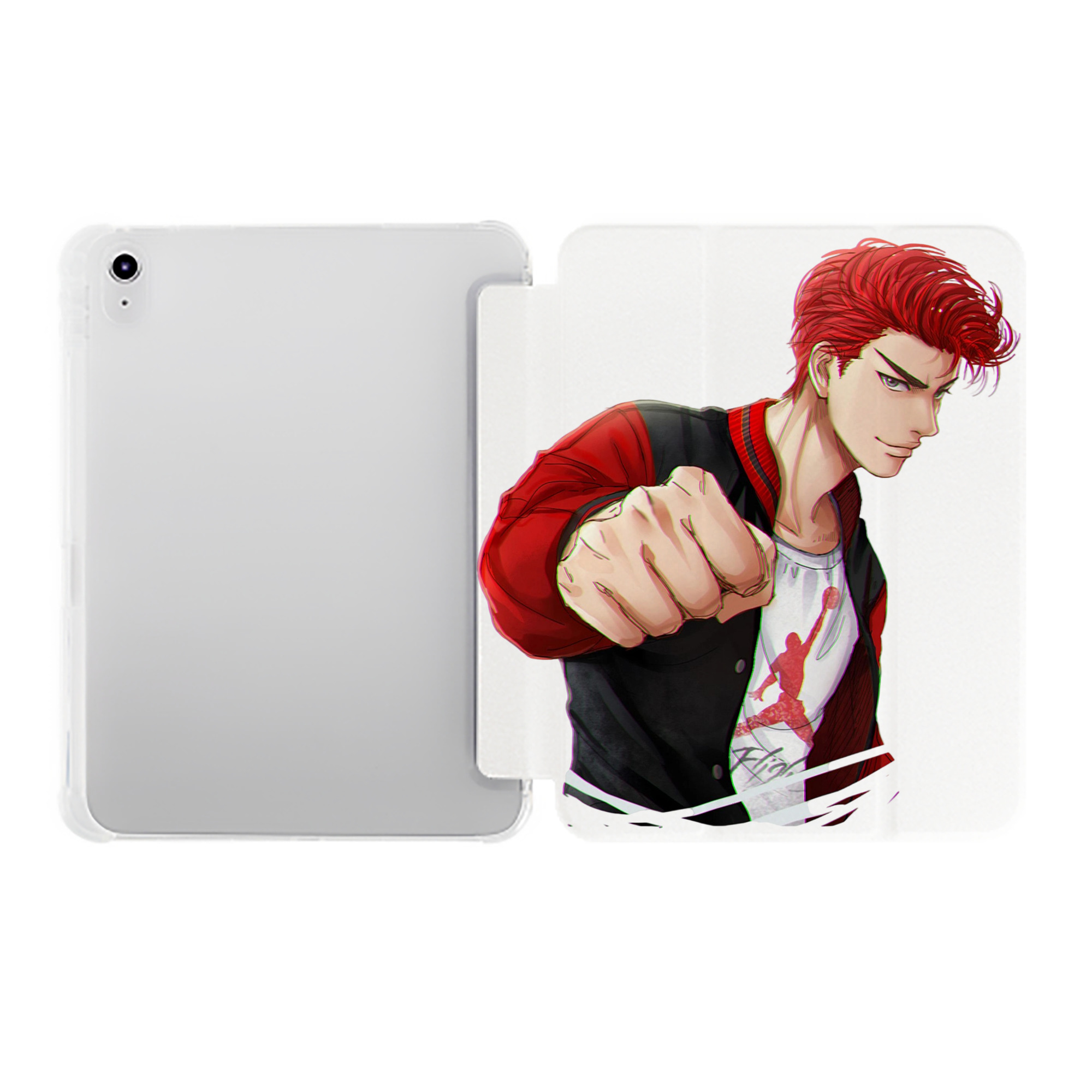 （画像用） SLAM DUNK／スラムダンク IPad ケース ペン収納付き 三つ折りスタンド PUレザー×シリコン 対応機種9.5/10.5/10.9インチ
